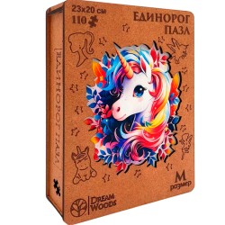 Пазл фигурный "Единорог"