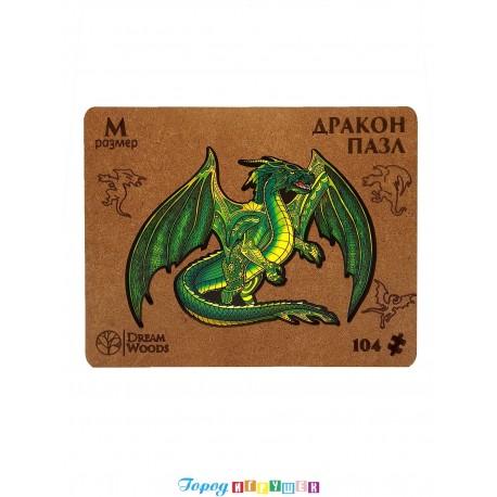 Пазл фигурный "Дракон"