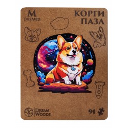 Пазл фигурный "Корги"